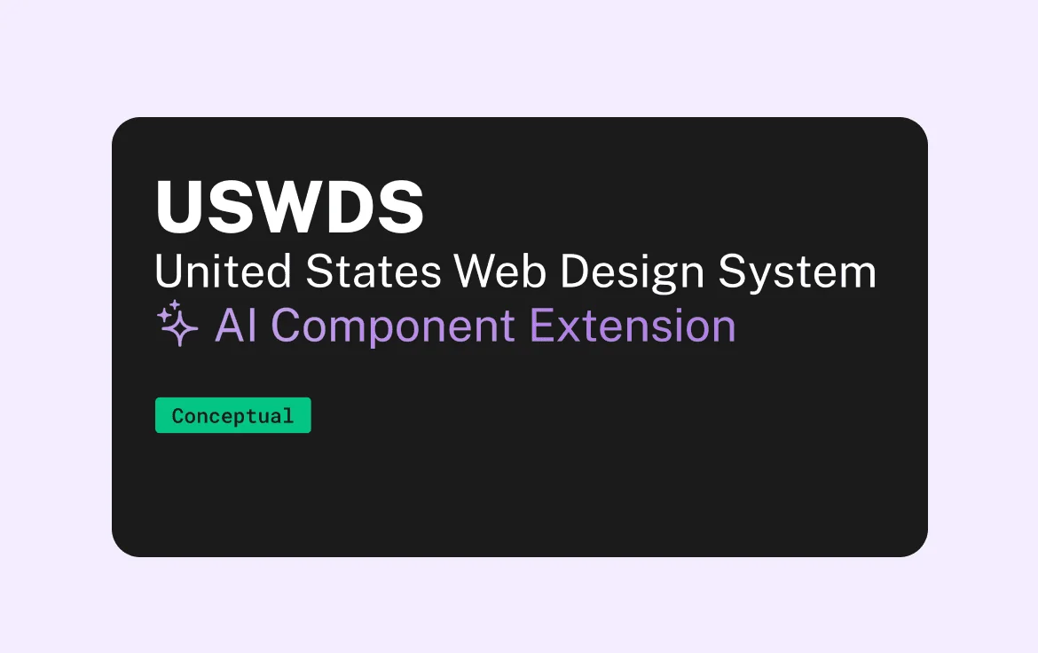 Extending the U.S. Web Design System for the Age of AI